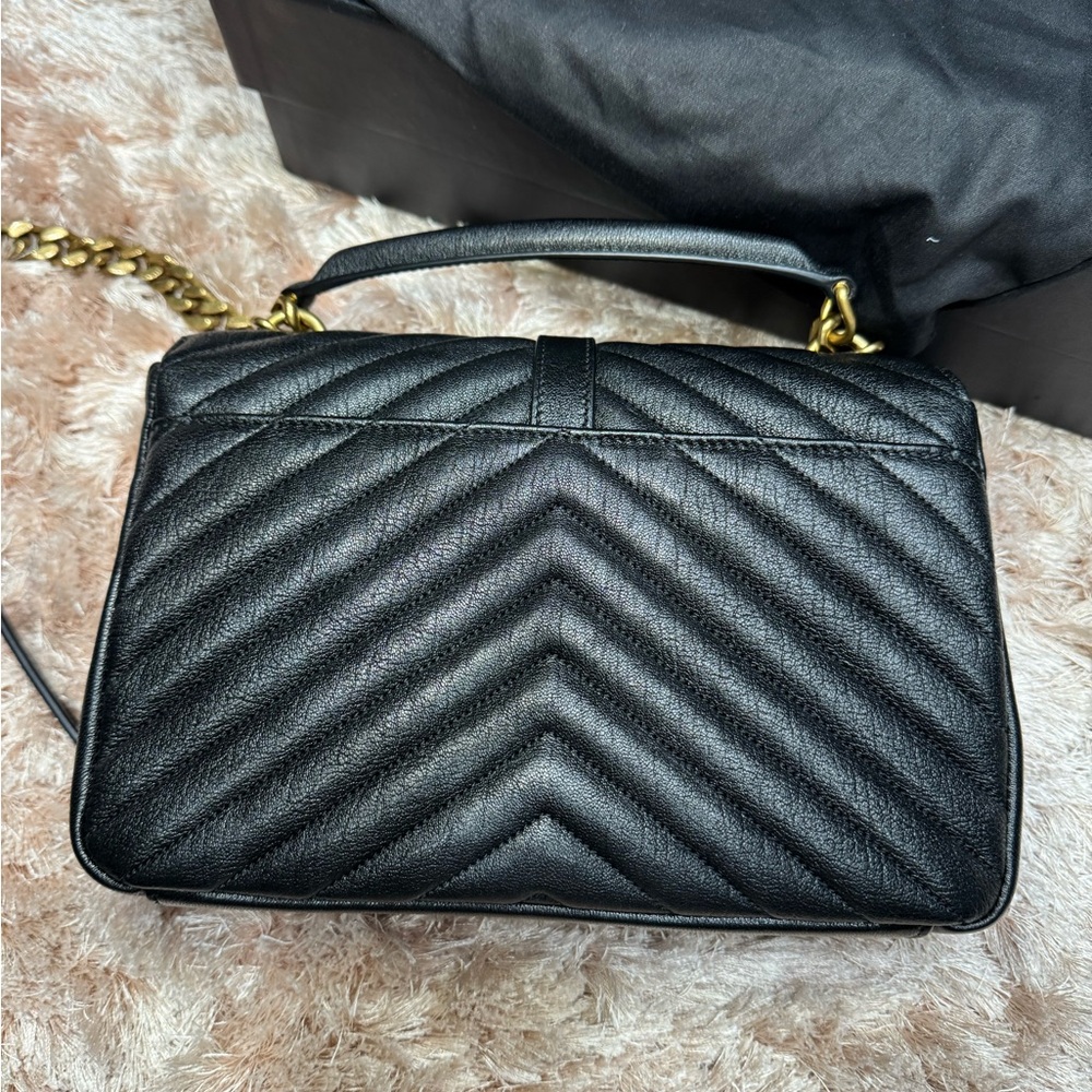 Authentic Saint Laurent college medium should bag new without tags - Picture 9 of 13